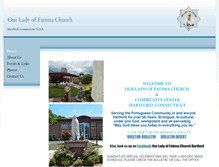 Tablet Screenshot of ourladyoffatimachurch.org